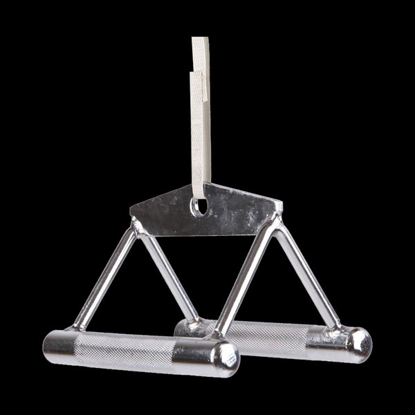 Seated Row Handle Bar Close Grip Triangle Attachment Handlebars