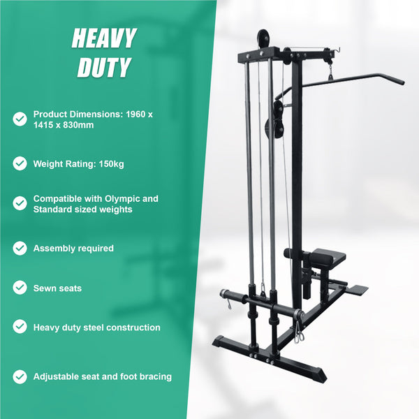 Lat Pulldown Low Row Fitness Machine Home Gyms