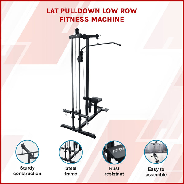 Lat Pulldown Low Row Fitness Machine Home Gyms