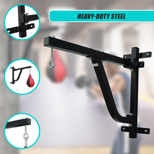 Boxing Punching Bag Wall Pivot Rack Punching Bags