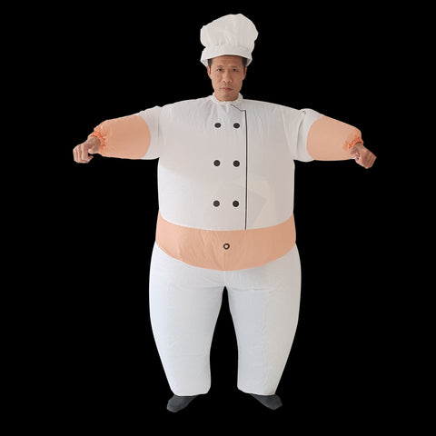 Chef Fancy Dress Inflatable Suit Operated Costume Unisex Costumes