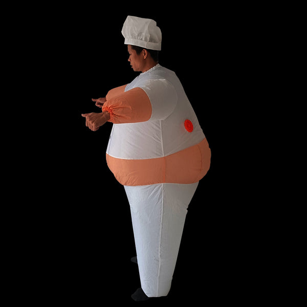 Chef Fancy Dress Inflatable Suit Operated Costume Unisex Costumes
