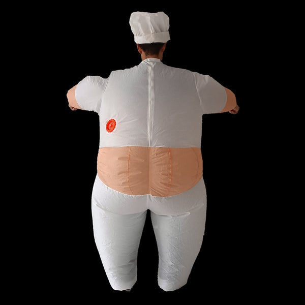 Chef Fancy Dress Inflatable Suit Operated Costume Unisex Costumes
