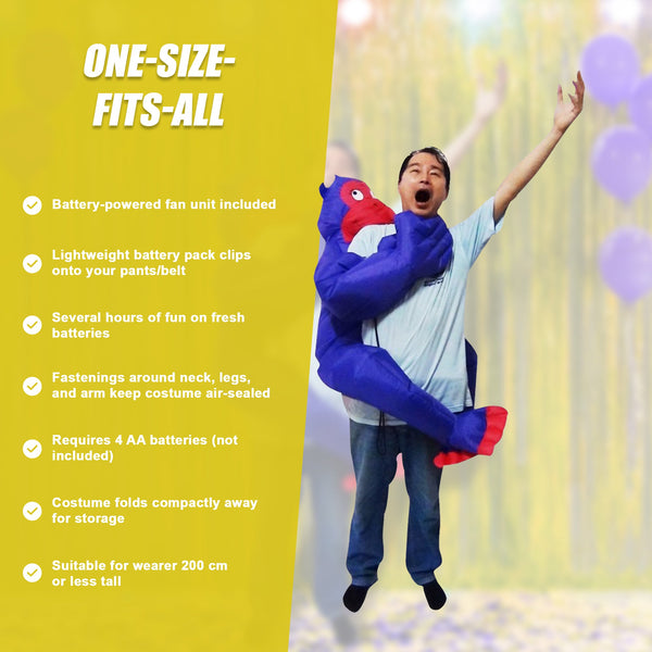 Gorilla Fancy Dress Inflatable Suit Operated Costume Unisex Costumes