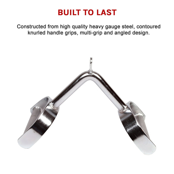 Randy & Travis D Handle Row Gym Bar Attachment Home Gym Attachments