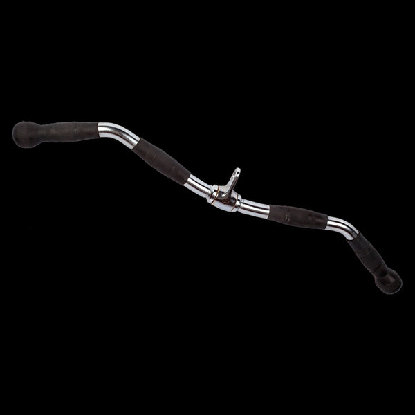 Randy & Travis Rubber Coated Revolving Curl Row Bar Attachment Home Gym Attachments
