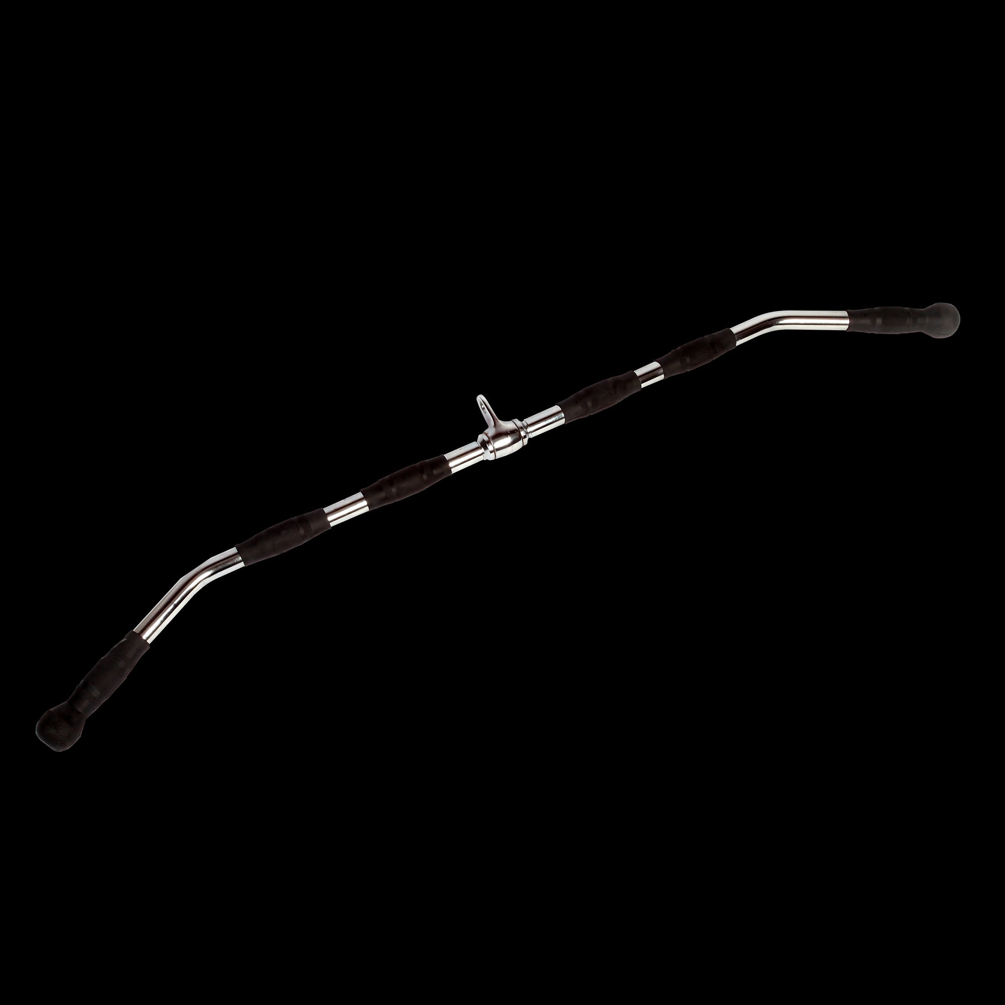 Randy & Travis Rubber Coated Lat Pull Down Bar Attachment Home Gym Attachments