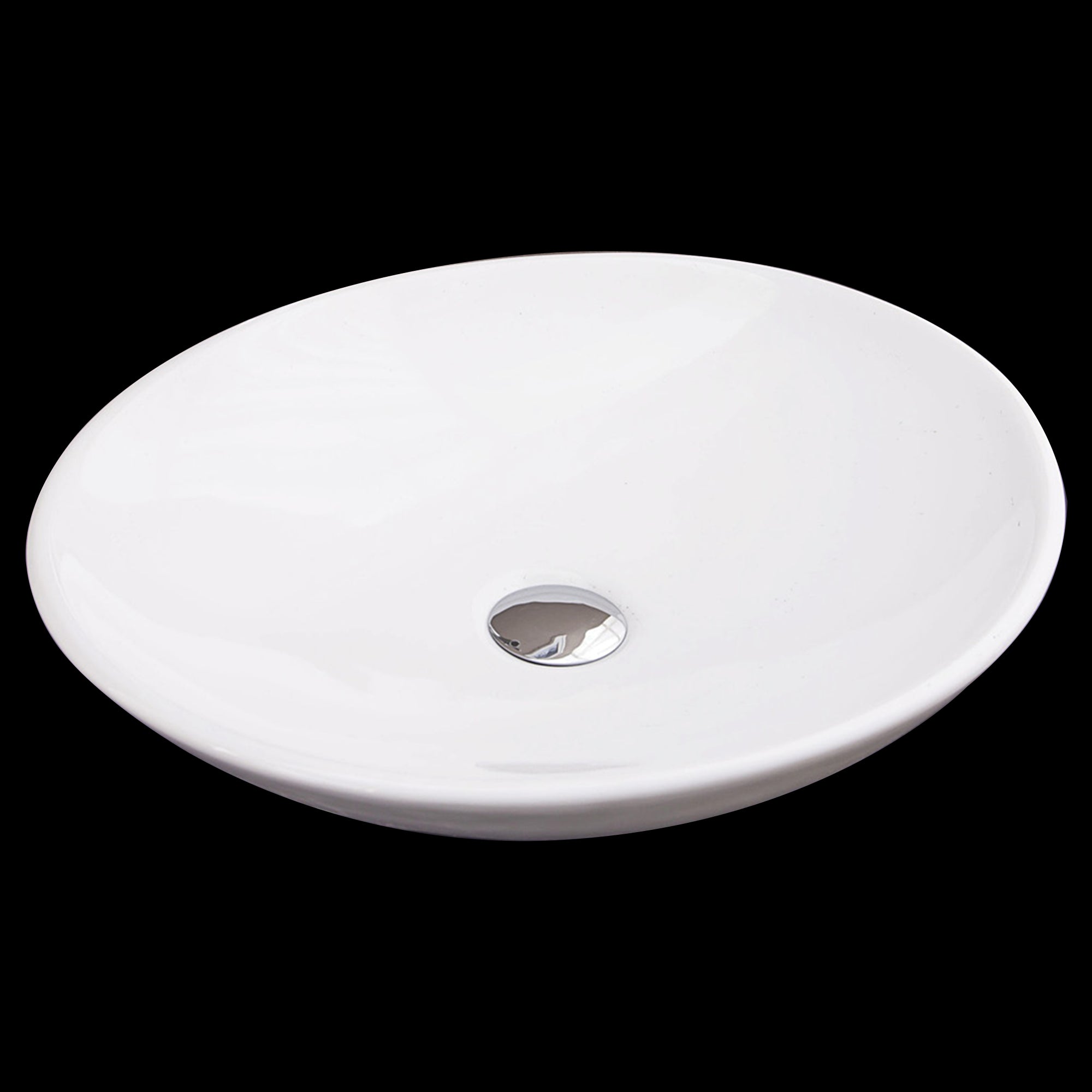 Bathroom Ceramic Oval Above Countertop Basin For Vanity Bathroom Sinks
