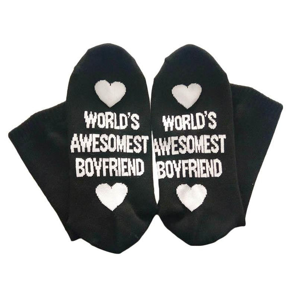 Unisex Cotton Novelty Funny For Boyfriend Or Girlfriend Valentine's Day Gift Socks