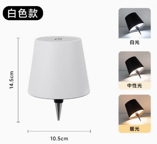 Led Creative Wine Bottle Light For Bar: Movable Rechargeable Rgb Dimmable Decorative Lamp Lamps