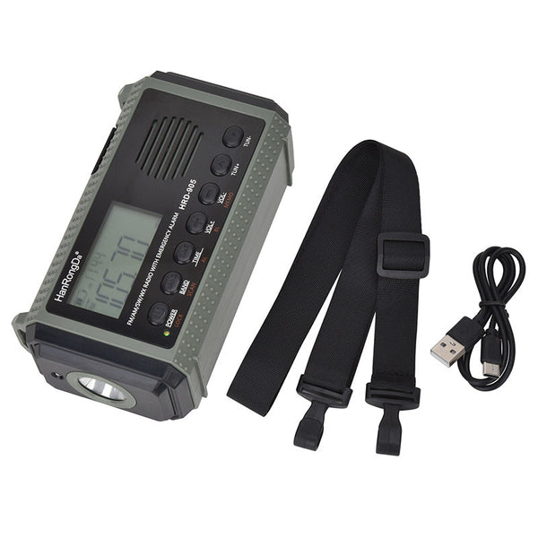 Radio Disaster Prevention And Emergency Full Band Radio Solar Charging Lighting Mobile Portable Radio Portable Am/Fm Radios