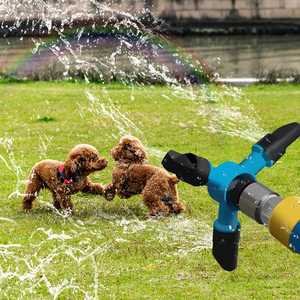 Summer Pet Garden Water Toy Watering Cooling Kids Trampoline Sprinkler Lawn Sprinklers & Sprinkler Heads