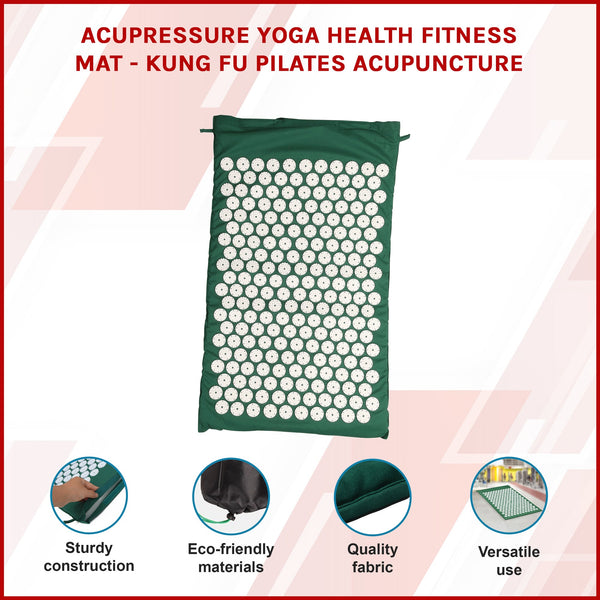 Acupressure Yoga Health Fitness Mat Kung Fu Pilates Acupuncture Massagers