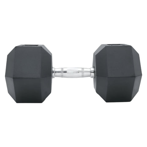 25Kg Commercial Rubber Hex Dumbbell Gym Weight Dumbbells