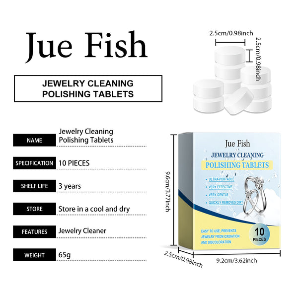 Jewelry Cleaning Effervescent Tablet Jewelry Cleaning Decontamination Anti Oxidation Jewelry Maintenance Cleaning Tablet Cleaners & Polish