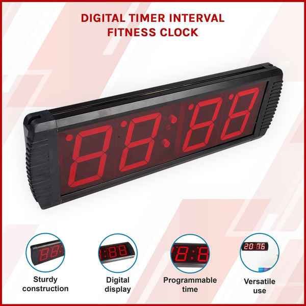 Randy & Travis Machinery Digital Timer Interval Fitness Clock Stopwatches