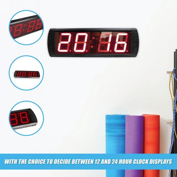 Randy & Travis Machinery Digital Timer Interval Fitness Clock Stopwatches