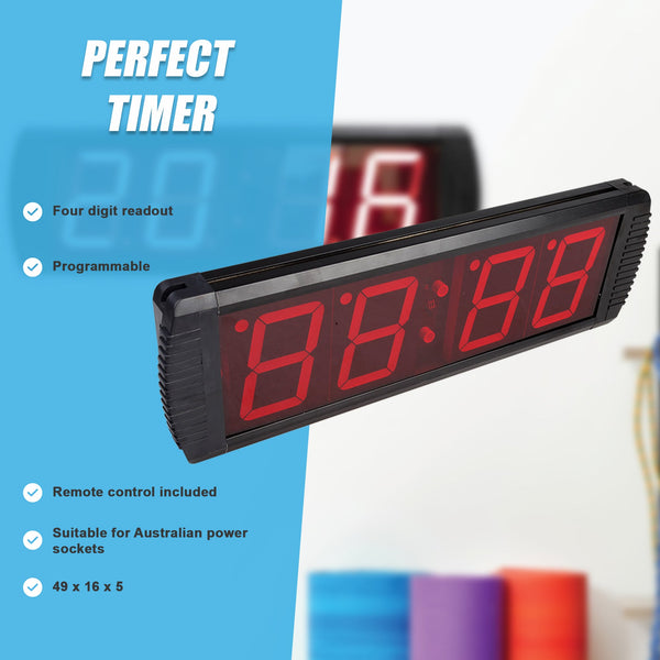Randy & Travis Machinery Digital Timer Interval Fitness Clock Stopwatches