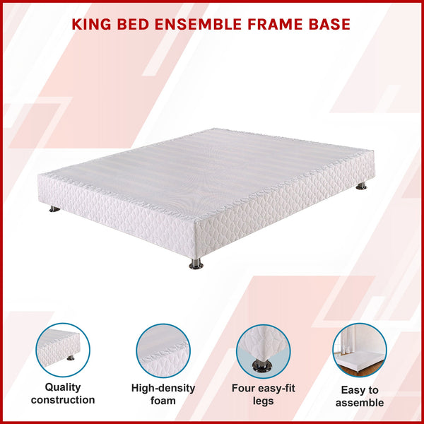 King Bed Ensemble Frame Base King Bed Frames