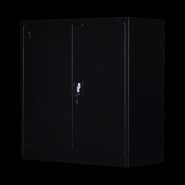 Two Door Shelf Office Gym Filing Storage Locker Cabinet Safe Cabinets & Cupboards