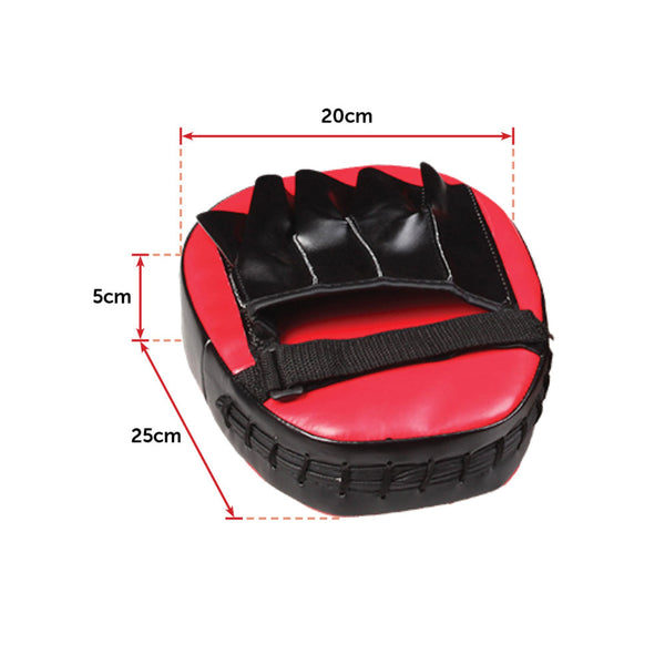 Kicking Boxing Sparring Shield & Punching Pad Mitts Combo Punching Bags