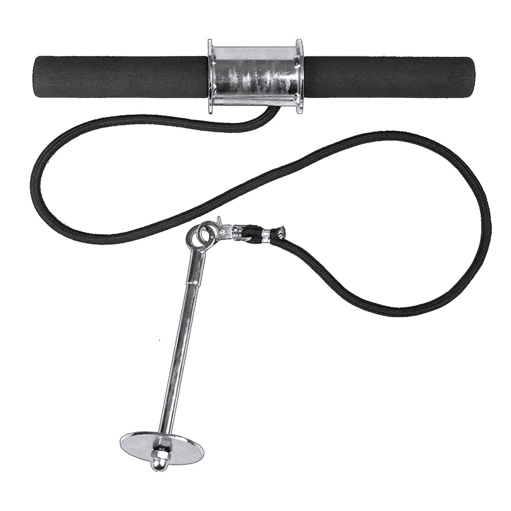 Forearm Wrist Grip Strength Roller Exercise Bar Home Gym Training Home Gyms