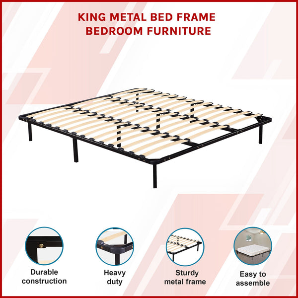 King Metal Bed Frame Bedroom Furniture King Bed Frames