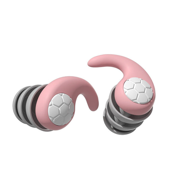 New Soundproof And Noise Reducing Earplugs Silicone Waterproof Swimming Dormitory Filter Hearing Protection Ear Plugs
