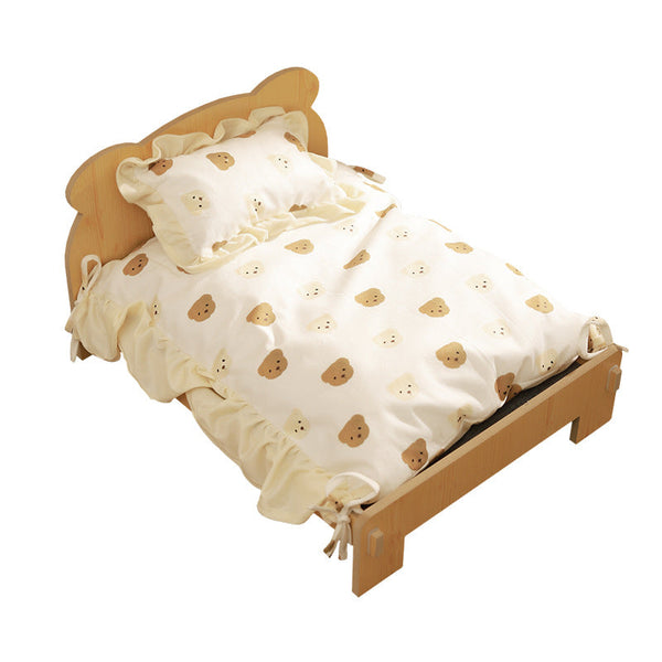 Cat Bed Universal Pet Nest Dog Removable Solid Wood Cute Kitten Princess Supplies Pet Beds