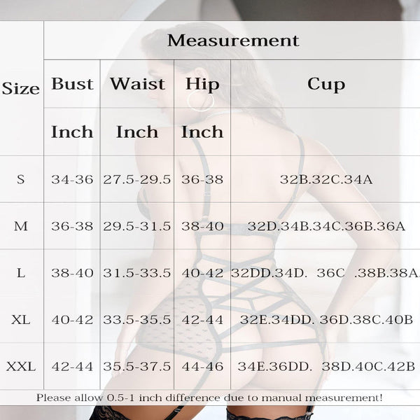 Cross Border Foreign Trade Ultra Thin Lace Transparent Erotic Suspender Dress Backless Binding Temptation  Thong Set Dresses