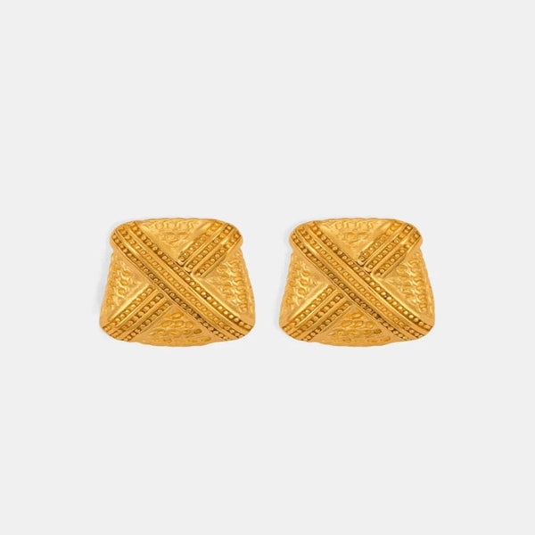 Titanium Steel Geometric Shape Earrings