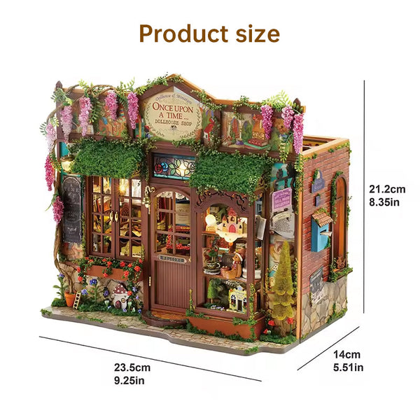 Diy Fairy Tale Wonderhous: Mini Bookends Assembleable Houses Gifts Home Decor Doll Houses