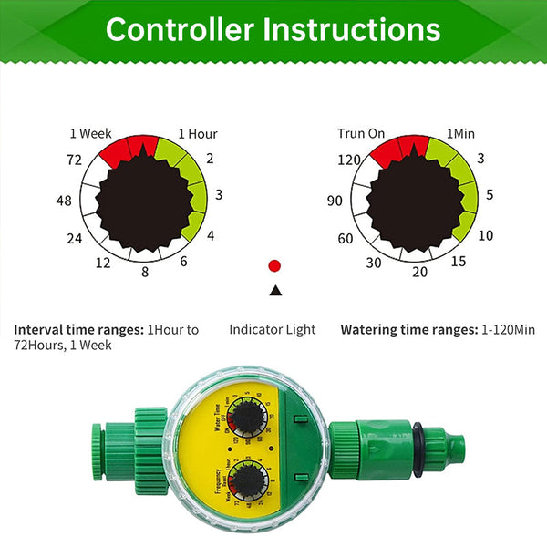 Outdoor Plastic Garden Hose Equipped With Electronic Automatic Irrigation Timer Hoses