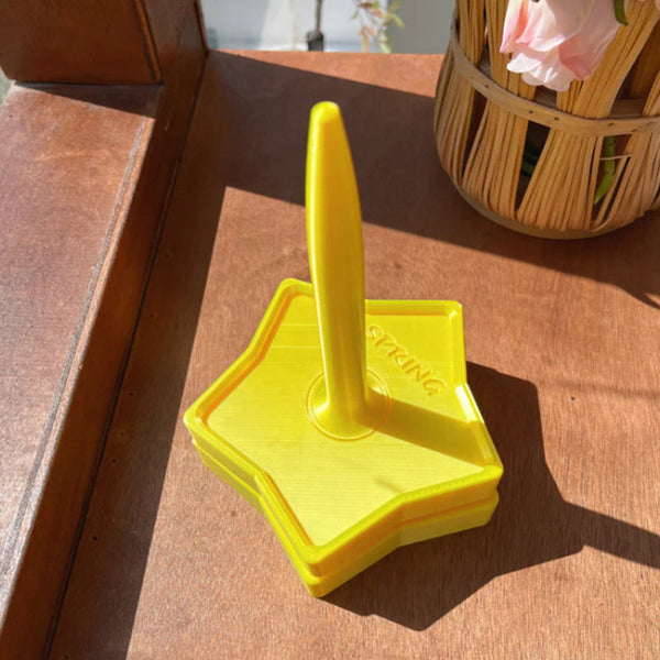 Vertical Shiny Design Yarn Spinners And Holders: Rotary Plastic Tools For Textile Wool Agri Knitting Enthusiasts Other Knitting Accessories