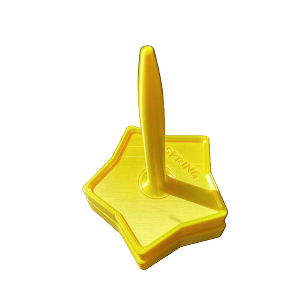 Vertical Shiny Design Yarn Spinners And Holders: Rotary Plastic Tools For Textile Wool Agri Knitting Enthusiasts Other Knitting Accessories