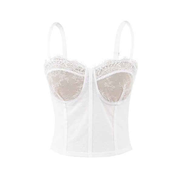 Slim Lace Cup Suspender Suspenders/Braces