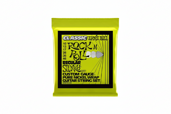 Eb Regular Slinky Classic Pure Nickel Electric Guitar Strings 10 46 Gauge (P03251) Guitar Accessories
