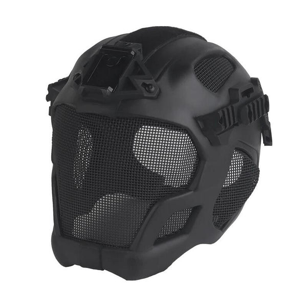 Lightweight Eva Tactical Helmet W23 Full Protection Steel Mesh Mask Included For Cosplay Airsoft Hats & Headwear