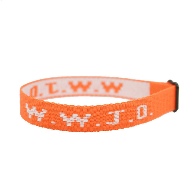 Alphabet Jacquard Printed Wrist Strap Bracelet Unisex Wwjd Adjustable Bracelets