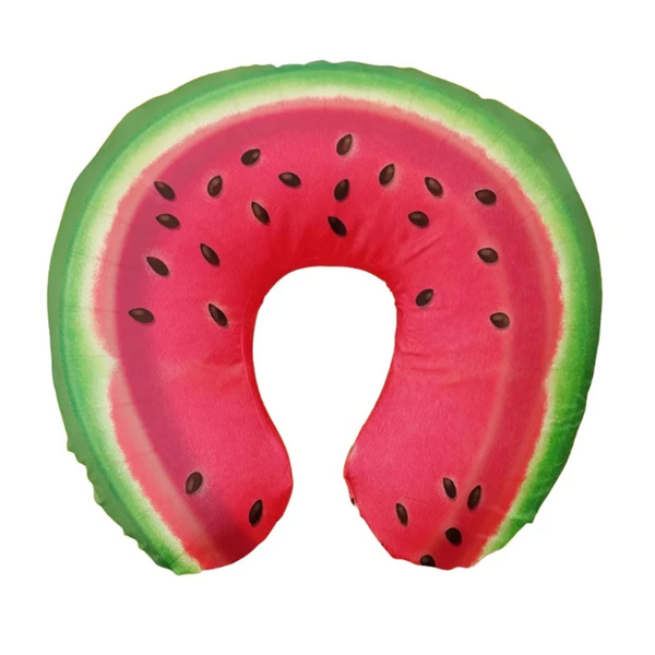 Cute Cartoon Ins Style Travel Neck Pillow U Shaped Panda Rainbow Cloud Fruit Inflatable Cushion For Kids Adults Family Friends Baby Travel Pillows