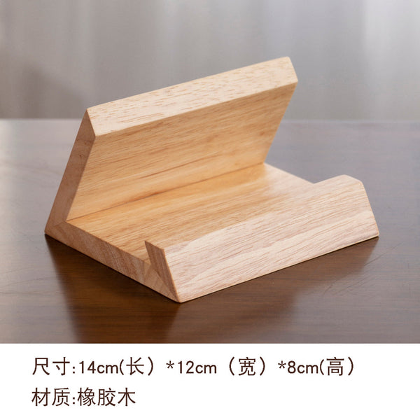 Retro Walnut Wood Solid Tablet Stand Creative Desktop Computer And Phone Holder Mounts Stands & Holders