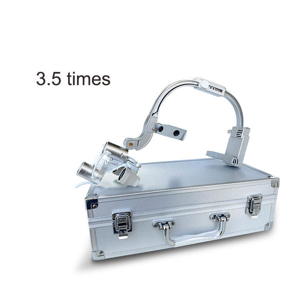 Head Mounted Magnifying Glass Dental Headlight Dental Instruments