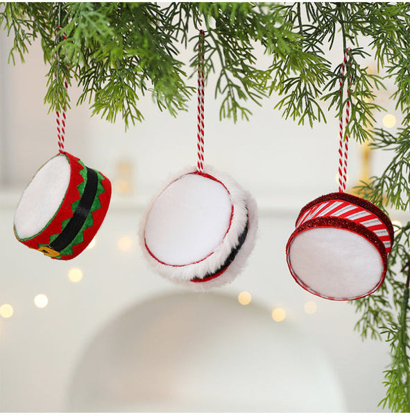 Grinch Drum Christmas Tree Ornament Diy Decoration Hanging Seasonal Decorations