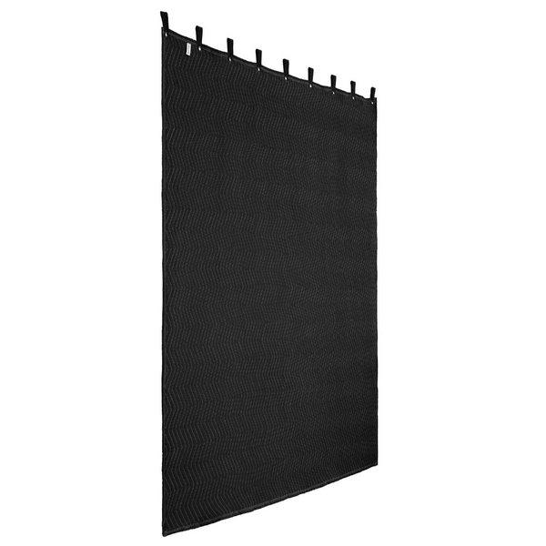 2 Pack Extra Large Sound Dampening Blanket Curtain 2438 X 2032 Mm Black Blankets