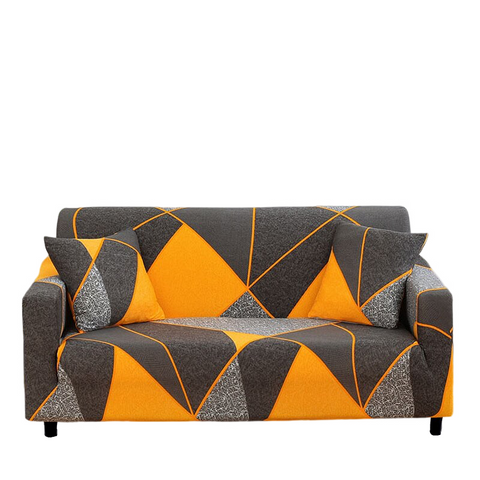 4 Seater Sofa Cover Marigold Style Elastic Stretchable Slipcover For Living Room Slipcovers