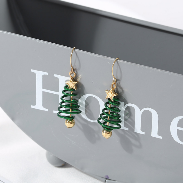 Veile Studios Christmas Tree Star Diy Fashion Jewellery For Women Earrings