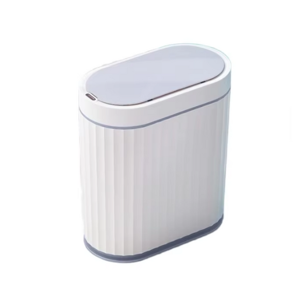 7/9L Automatic Sensor Trash Can Fashionable Roman Striped Bathroom Toilet Smart Kitchen Induction Garbage Bin Dustbin Rubbish Bins