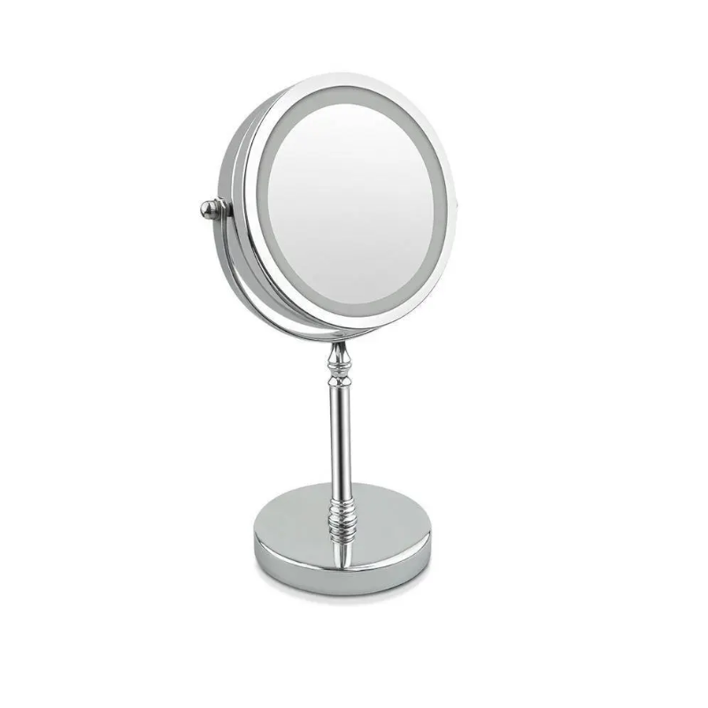 7 Inch 10X Magnification Circular Dual Sided Makeup Mirror