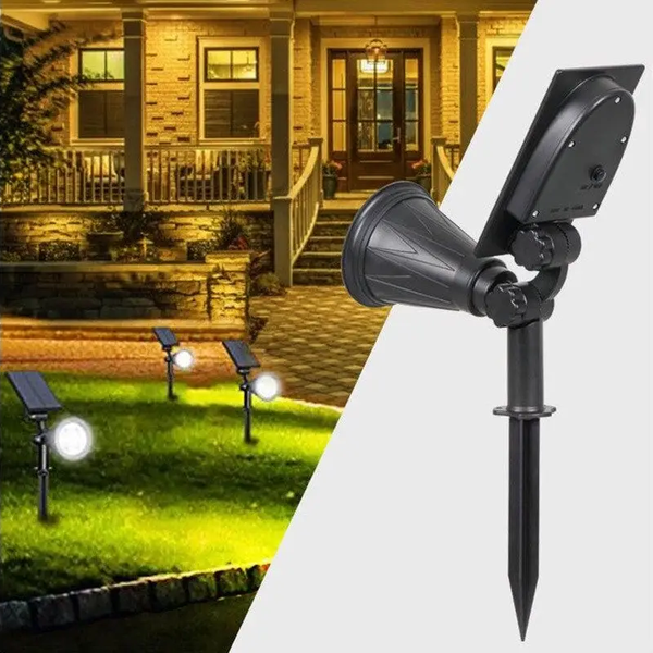 7 Led Solar Garden Waterproof Lawn Light Sensor Control Spike Outdoor Landscape Lamps