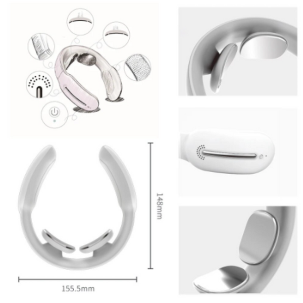 Smart Electric Neck Shoulder Massager Pain Relief Tool Care Relaxation Massagers